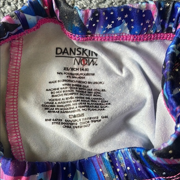 Danskin Kids Shorts - Black and Multicolor - Picture 4 of 7